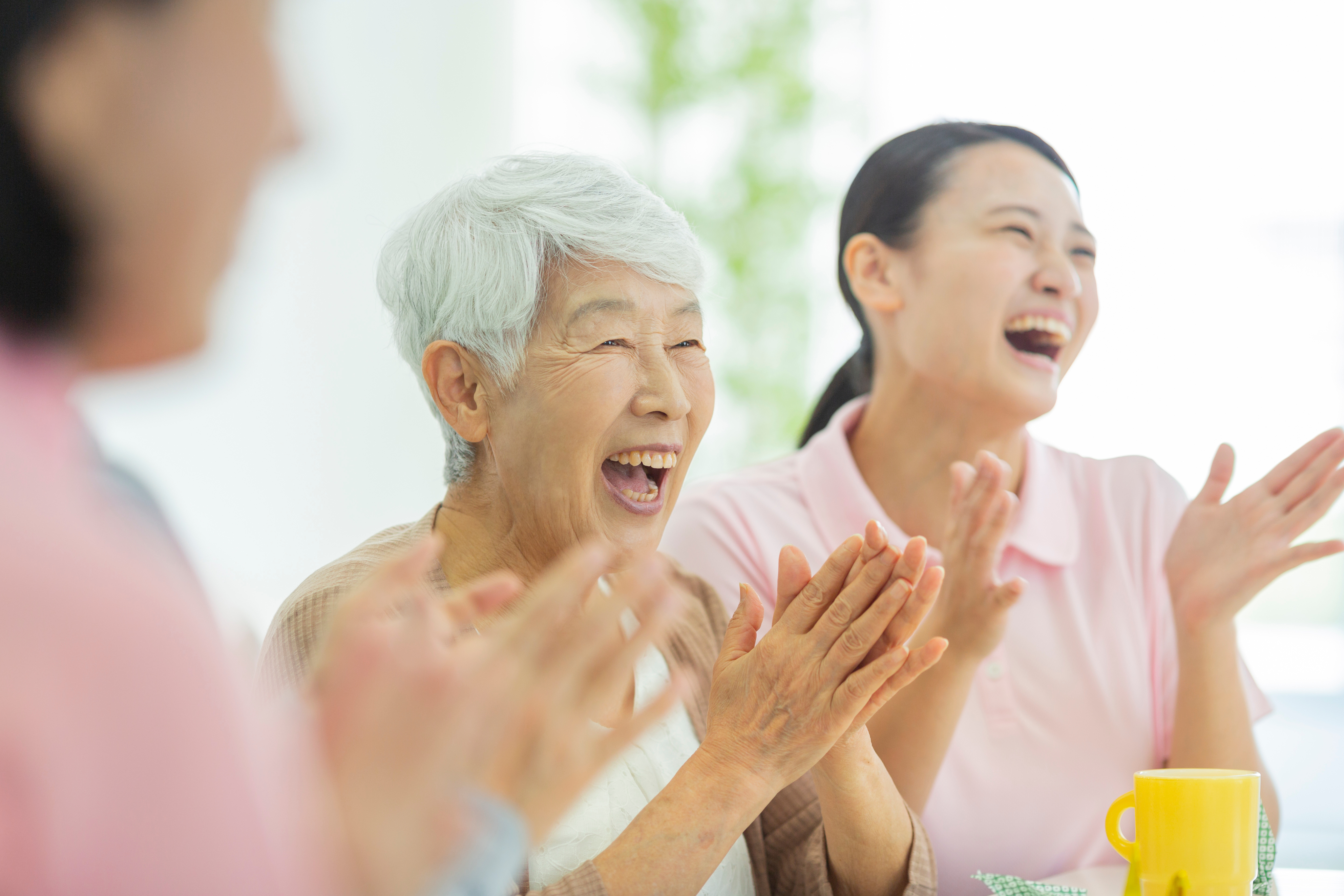 笑顔の利用者様